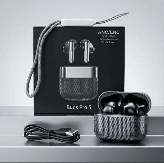 Airbuds Pro 5 – Next-Gen Wireless Bluetooth Earbuds with Immersive Sound