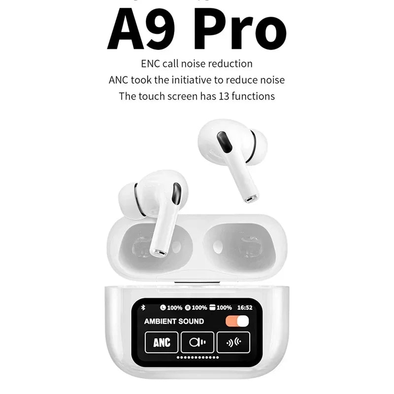 Airbuds Pro 9 – Premium Wireless Earbuds with HD Sound, Smart ANC & All-Day Battery