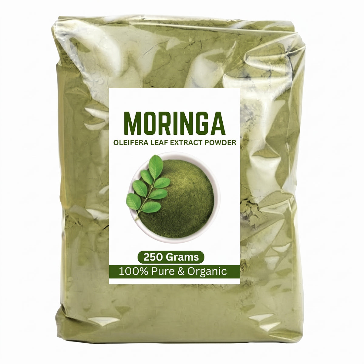 Moringa Leaf Powder – Herbal Nutrition & Dietary Wellness Supplement (200g)
