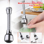 Turbo Flex 360 – Flexible Rotating Faucet Sprayer