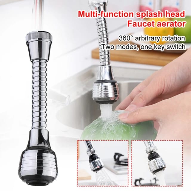 Turbo Flex 360 – Flexible Rotating Faucet Sprayer