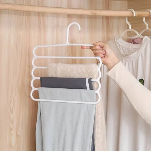 5-Layer Magic Hangers – Space-Saving Multi-Layer Clothes Hanger Organizer
