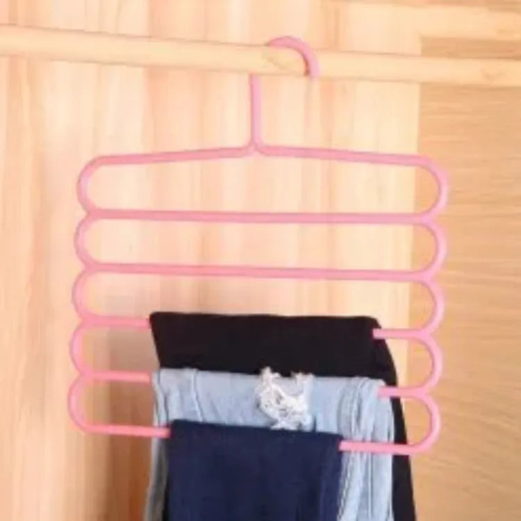 5-Layer Magic Hangers – Space-Saving Multi-Layer Clothes Hanger Organizer