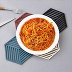 Multifunction Heat-Resistant Silicone Mat – Non-Slip Coaster, Pot Holder & Placemat