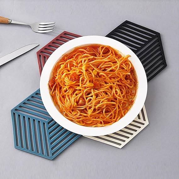 Multifunction Heat-Resistant Silicone Mat – Non-Slip Coaster, Pot Holder & Placemat