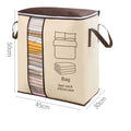 Large Non-Woven Clothes Storage Bag – Portable Clothing Organizer, 120 GSM