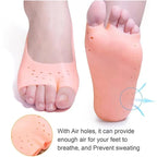 Full Heel Pain Anti-Crack Silicone Socks – Full-Length Foot Care Set