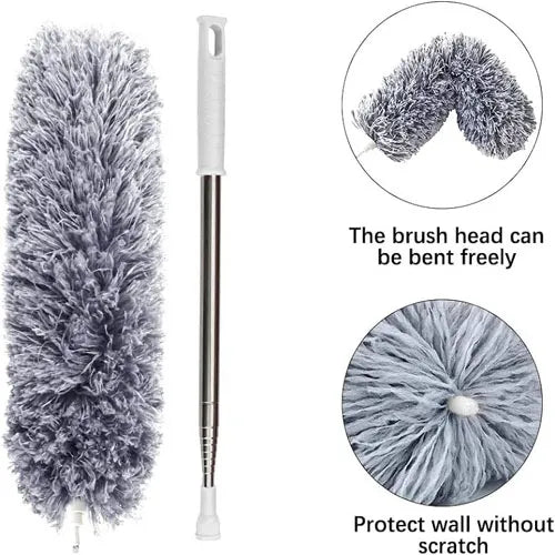 Extendable Telescope Microfiber Duster – Long Handle High-Quality Fan & Ceiling Duster
