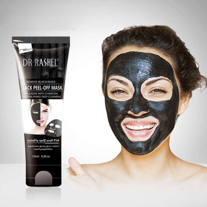 Dr. Rashel Deep Cleansing Blackhead Remover Peel-Off Mask – Purifying Charcoal Formula (100ml)