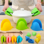 Silicone Heat-Resistant Glove Clip Set – Non-Slip Pot & Bowl Holder for Cooking & Baking