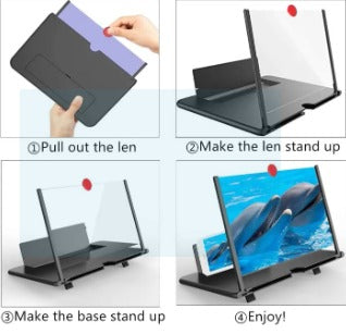 F3 Mobile Screen Magnifier | Enlarged Mobile Screen Amplifier Large Screen Eyes Protection