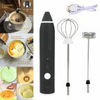 2-in-1 Rechargeable Coffee Beater – Compact & Comfortable Mixing Tool