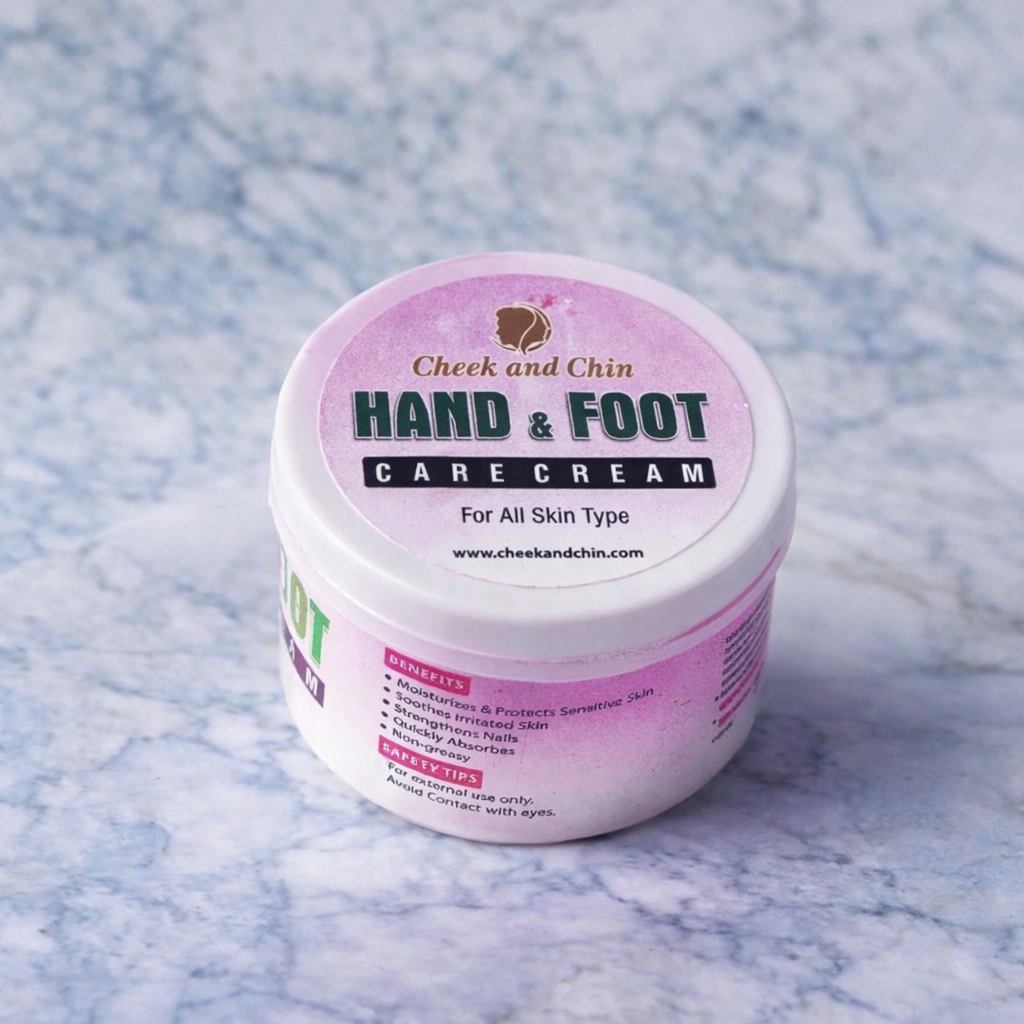 Cheek & Chin Hand & Foot Care Cream – Moisturizing Repair Formula for Dry Skin (100ml)