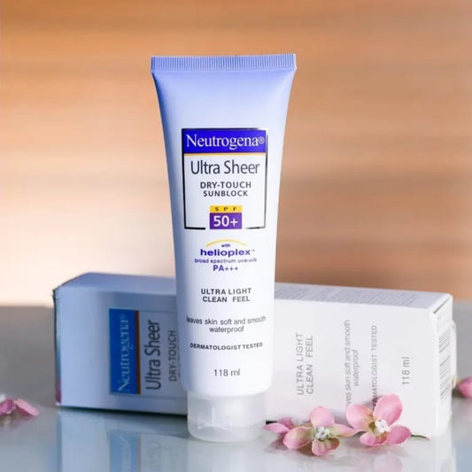 Neutrogena Ultra Sheer Sunblock – High Protection Lightweight Daily Sunscreen (118ml)
