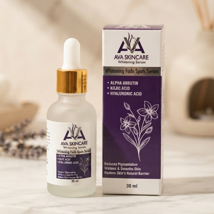 AVA Skin Care Whitening Fade Spots Serum – Advanced Brightening Treatment (30ml)
