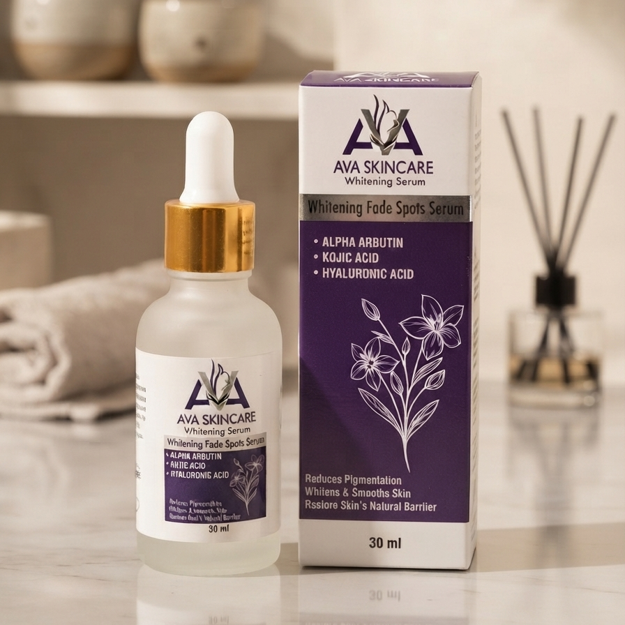 AVA Skin Care Whitening Fade Spots Serum – Advanced Brightening Treatment (30ml)