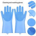 Silicone Washing Gloves (Big Size) – Household Cleaning & Dishwashing Accessory