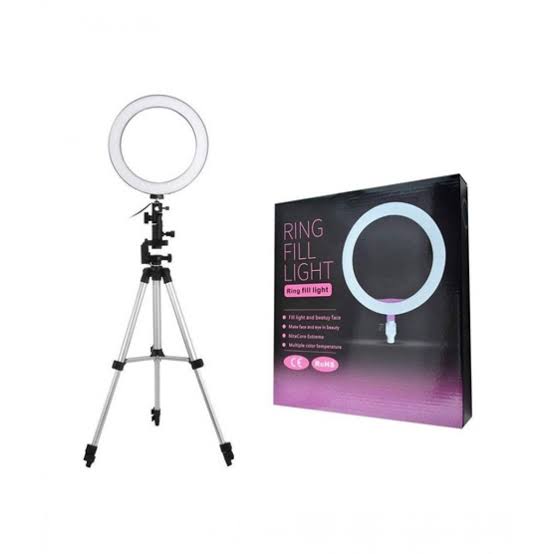LED Ring Light 26CM – Adjustable Brightness Photography & Video Ring Light with Stand