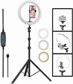 LED Ring Light 26CM – Adjustable Brightness Photography & Video Ring Light with Stand
