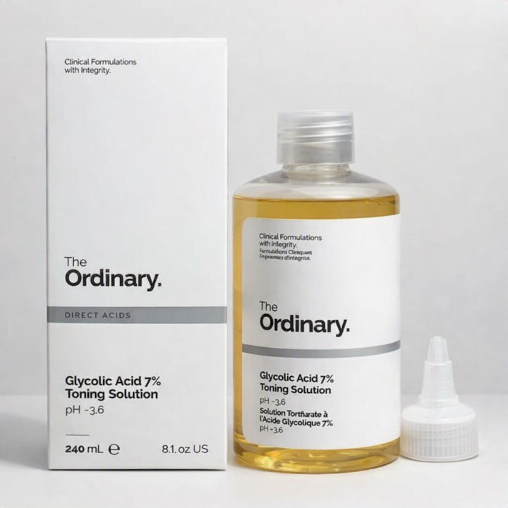 The Ordinary Glycolic Acid 7% Toning Solution – Exfoliating Brightening Toner (240ml)
