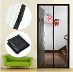 Mosquito Magic Mesh Screen Door Curtain – Hands-Free Self-Closing Door Net