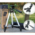 3-in-1 Professional Camera & Mobile Tripod Stand – Adjustable Stand with Phone & Camera Mount