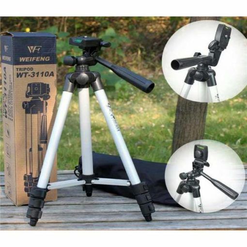 3-in-1 Professional Camera & Mobile Tripod Stand – Adjustable Stand with Phone & Camera Mount