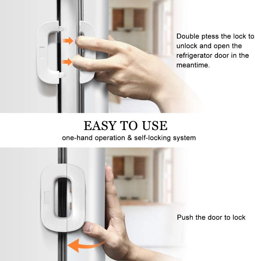Child Safety Refrigerator Lock – Secure Appliance Lock for Everyday Home Safety