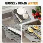 Silicone Sink Mat for Kitchen Drain – Heat-Resistant, Non-Slip Dish Drying Mat