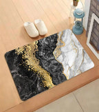 Modern Abstract Marble Design Bathroom Floor Mat (39cm x 59cm)