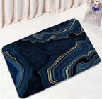 Modern Abstract Marble Design Bathroom Floor Mat (39cm x 59cm)