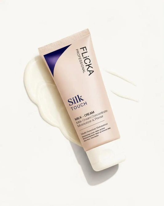 Flicka Silk Touch Milk Cream – Hydrating Primer & Moisturizer for Silky Smooth Skin (60g)