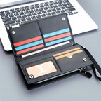 Leather Baellerry Long Wallet for Men & Women – Fashion Accessory for Daily Carry