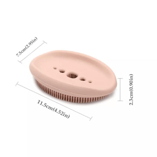 2-in-1 Silicone Soap Holder – Double-Sided Flexible Bathroom & Kitchen Soap Dish