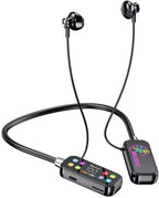 Bluetooth 5.4 Wireless Neckband Earphones – HD Sound with Magnetic Earbuds & Long Battery Life