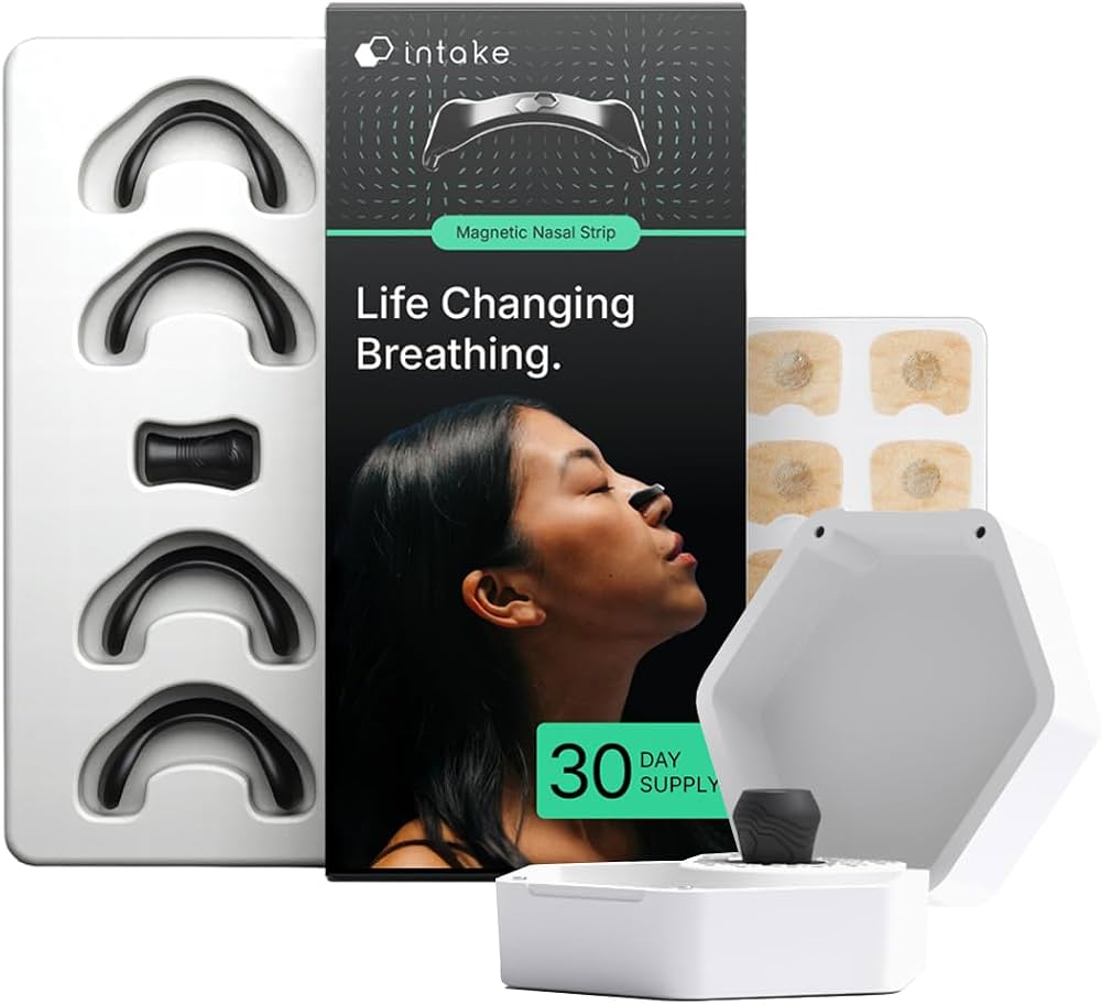 Sleepco Magnetic Nose Strips – Next-Gen BreathIn Nasal Dilator Starter Kit