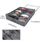 Shoe Organizer – Under Bed & Closet Storage Box, Premium Imported Quality