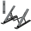 Speedx Foldable Adjustable Laptop Stand – Portable Aluminum Cooling Bracket (Up to 18-Inch)