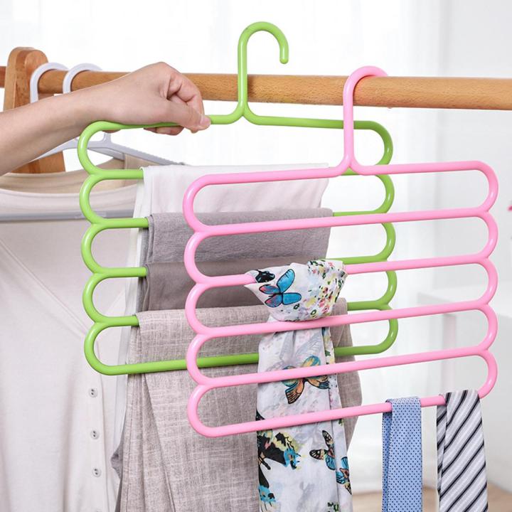 5-Layer Magic Hangers – Space-Saving Multi-Layer Clothes Hanger Organizer
