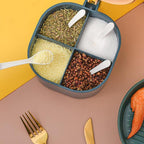 4-in-1 Partition Kitchen Seasoning Box – 4-Grid Masala Spice Container (1000ml)