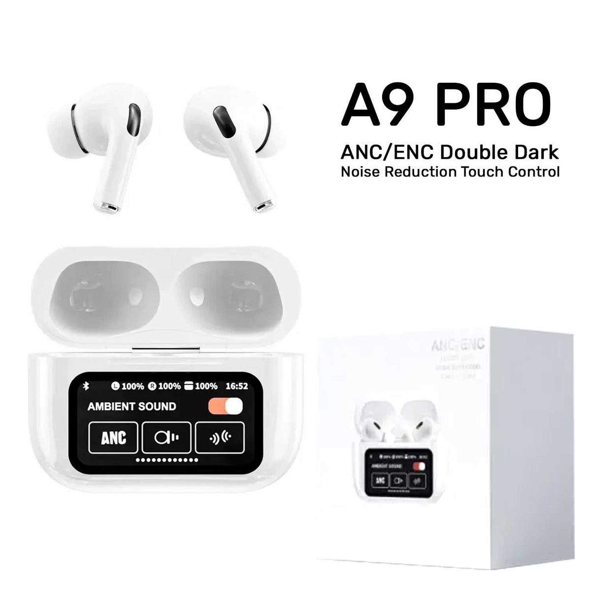 Airbuds Pro 9 – Premium Wireless Earbuds with HD Sound, Smart ANC & All-Day Battery