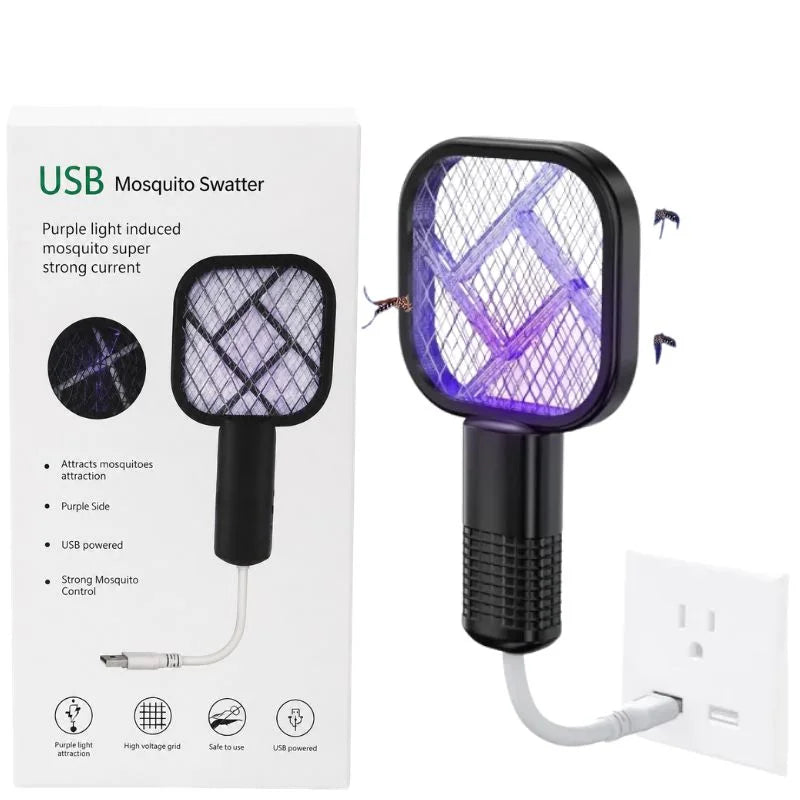 Mini Mosquito Racket – Compact & Portable Electric Bug Zapper for On-the-Go Protection