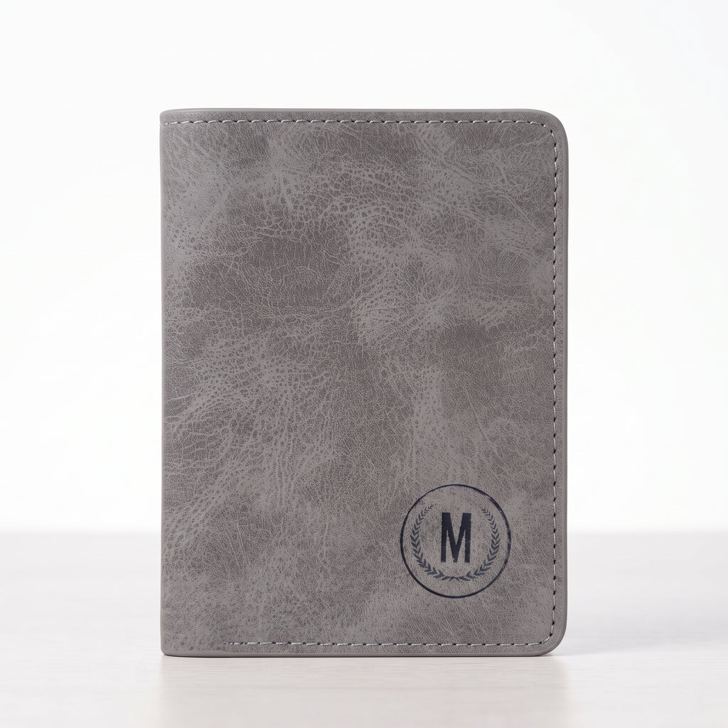 Leather Men's Short Thin Wallet