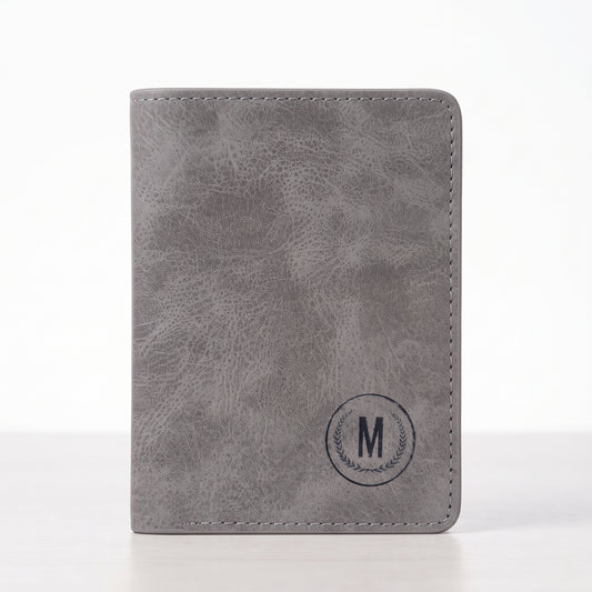 Leather Men's Short Thin Wallet