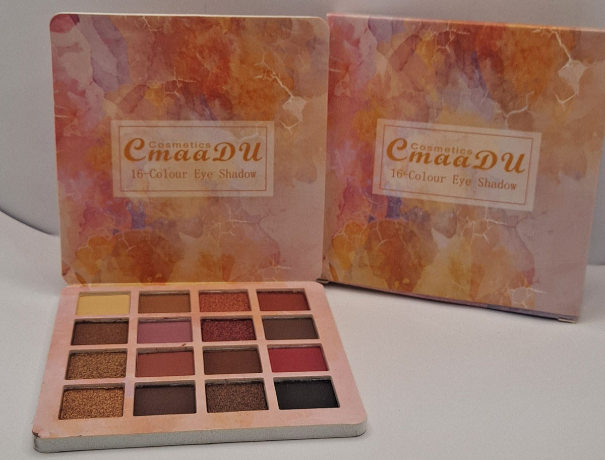 16-Color Eyeshadow Palette – Matte & Shimmer Powder Eye Makeup Kit