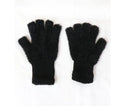 Girls Soft Plush Half-Finger Gloves – Warm Fuzzy Fingerless Winter Gloves