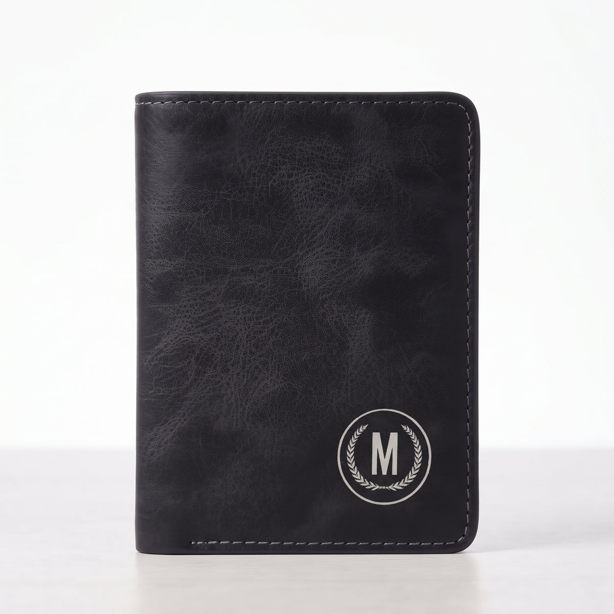 Leather Men's Short Thin Wallet