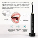 X-3 Sonic Electric Toothbrush – Rechargeable High-Frequency Vibration Toothbrush for Deep Cleaning