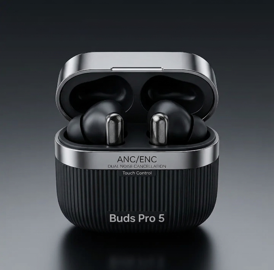 Airbuds Pro 5 – Next-Gen Wireless Bluetooth Earbuds with Immersive Sound