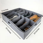 Shoe Organizer – Under Bed & Closet Storage Box, Premium Imported Quality